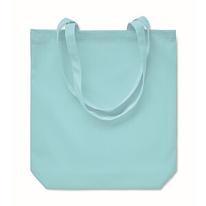 270 gr/m2 Canvas shopping bag, baby blue