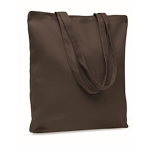 270 gr/m2 Canvas shopping bag, chocolate