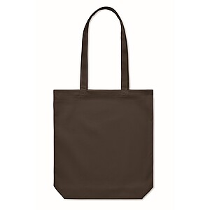 270 gr/m2 Canvas shopping bag, chocolate