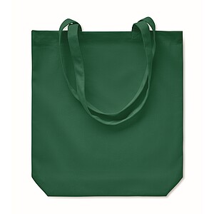 270 gr/m2 Canvas shopping bag, dark green