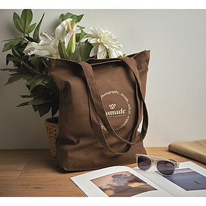 270 gr/m2 Canvas shopping bag, earth