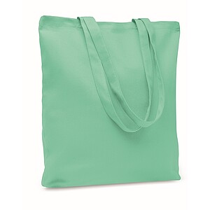 270 gr/m2 Canvas shopping bag, mint green