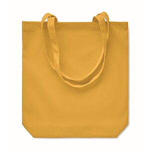 270 gr/m2 Canvas shopping bag, ochre