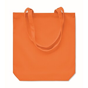 270 gr/m2 Canvas shopping bag, orange