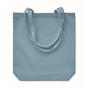 270 gr/m2 Canvas shopping bag, petrol