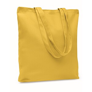 270 gr/m2 Canvas shopping bag, yellow