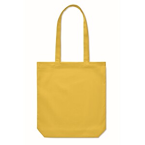 270 gr/m2 Canvas shopping bag, yellow