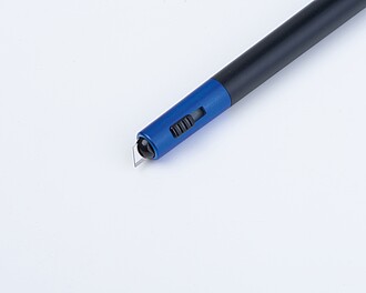 2in1 cutter with felt tip pen, blue