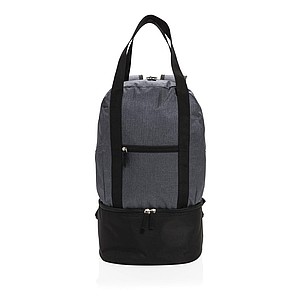3-in-1 cooler backpack & tote, grey