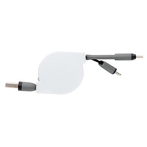 3-in-1 retractable cable,black