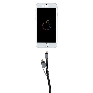3-in-1 retractable cable,black