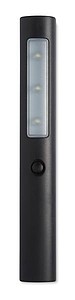 3 LED torch with magnet, black