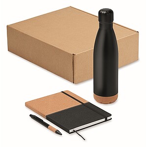 3 piece gift set in box, black