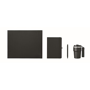 3 piece gift set in box, black