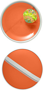 3-piece plastic ball game.