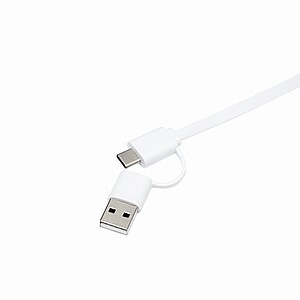 3 port bamboo USB Hub, brown