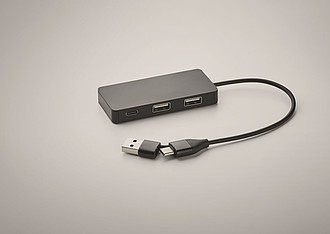 3 port USB hub with 20cm cable