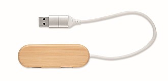 3 port USB hub with dual input
