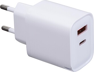 30W wall charger Plug in, white