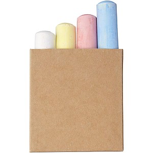 4-piece chalk set natural box