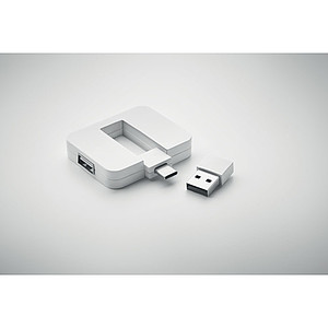4 port 2.0 USB in ABS.