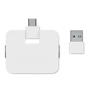4 port 2.0 USB in ABS.