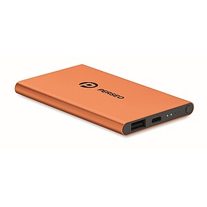 4000 mAh Power Bank Type C, orange