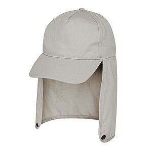 5-panel baseball cap, beige
