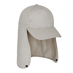 5-panel baseball cap, beige