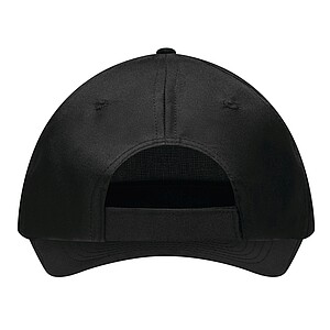 5-panel baseball cap, black