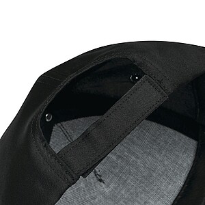 5-panel baseball cap, black