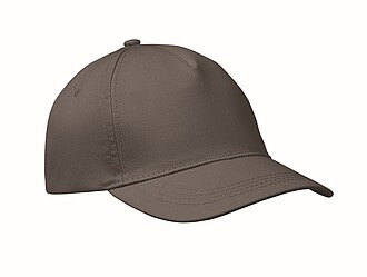 5 panel baseball cap, stone grey