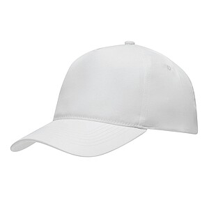 5-panel baseball cap, white