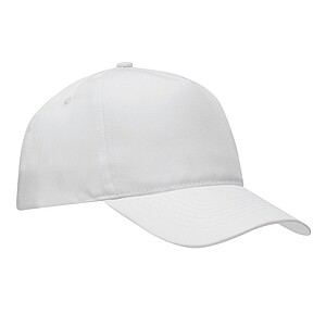 5-panel baseball cap, white
