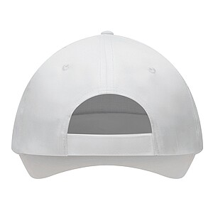 5-panel baseball cap, white