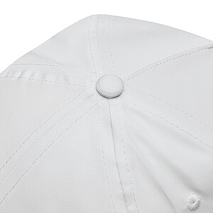 5-panel baseball cap, white