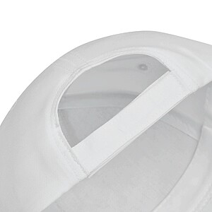 5-panel baseball cap, white