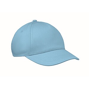 5 panel kids baseball cap, baby blue