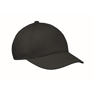 5 panel kids baseball cap, black