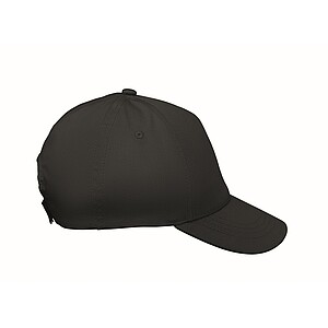5 panel kids baseball cap, black