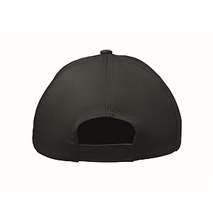 5 panel kids baseball cap, black