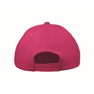 5 panel kids baseball cap, fuchsia