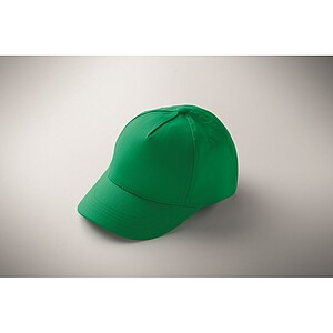 5 panel kids baseball cap, green