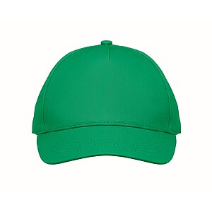 5 panel kids baseball cap, green