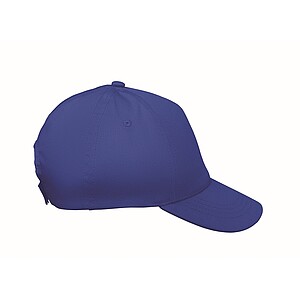 5 panel kids baseball cap, royal blue