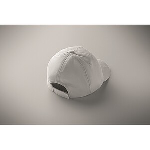 5 panel kids baseball cap, white