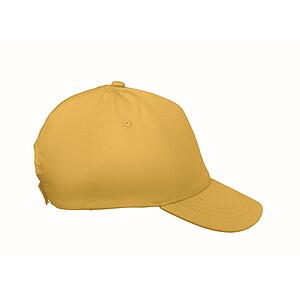 5 panel kids baseball cap, yellow