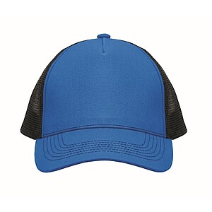5 panel trucker cap, royal blue
