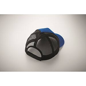 5 panel trucker cap, royal blue