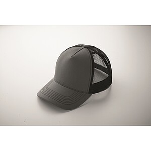5 panel trucker cap, stone grey